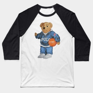 basketball bear Baseball T-Shirt